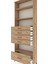 Arges Dolap 4 Raflı 5 Çekmeceli 88X30X243 Çam-Çam 5