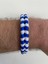 Beyaz Mavi Çift Yönlü Paracord Bileklik 6