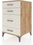Kronos Komodin 4 Çekmeceli 60X59X96 Çam-Aytaşı 3