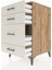 Kronos Komodin 4 Çekmeceli 60X59X96 Çam-Aytaşı 5
