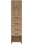 Hyperion Dolap 2 Raflı 4 Çekmeceli 2 Kapaklı 60X44X243 Çam-Çam 1