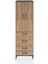 Hyperion Dolap 3 Raflı 4 Çekmeceli 2 Kapaklı 60X44X195 Antrasit-Çam 1