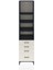 Hyperion Dolap 4 Raflı 4 Çekmeceli 60X44X243 Antrasit-Aytaşı 1