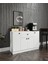 %100 Mdf 4 Kapaklı 1 Çekmeceli Çok Amaçlı Mutfak Dolabı – Kahve Köşesi – Erzak Dolabı (80X120X40 Cm) Moriva Ceviz-Soft Beyaz 1
