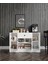 %100 Mdf 4 Kapaklı 1 Çekmeceli Çok Amaçlı Mutfak Dolabı – Kahve Köşesi – Erzak Dolabı (80X120X40 Cm) Moriva Ceviz-Soft Beyaz 5