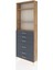 Arges Dolap 3 Raflı 6 Çekmeceli 2 Kapaklı 88X30X243 Çam-Antrasit 3