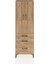 Arges Dolap 4 Raflı 3 Çekmeceli 2 Kapaklı 60X30X182 Çam-Çam 1