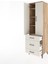 Hyperion Dolap 4 Raflı 3 Çekmeceli 2 Kapaklı 60X44X195 Çam-Aytaşı 4