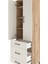 Hyperion Dolap 4 Raflı 3 Çekmeceli 2 Kapaklı 60X44X195 Çam-Aytaşı 5