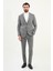 Desenli Slim Fit Mono Yaka Yün Erkek Takım Elbise 3
