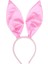 Pembe Renk Saten Kaplama Şekil Verilebilir Tavşan Kulak Taç 35X11 cm (5067) 2