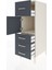 Kronos Dolap Tek Raflı 4 Çekmeceli Tek Kapaklı 44X59X134 Aytaşı-Antrasit 4