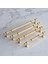 Mobilya Çekmece Mutfak Dolabı Dolap Kapak Kulpları Kulbu Altın Gold Metal Kulp 224 Mm-22.4 cm 2