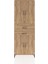 Arges Dolap 4 Raflı 2 Çekmeceli 4 Kapaklı 88X30X243 Çam-Çam 1