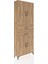 Arges Dolap 4 Raflı 2 Çekmeceli 4 Kapaklı 88X30X243 Çam-Çam 2