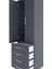 Hyperion Dolap 2 Raflı 4 Çekmeceli Tek Askılı 60X44X195 Antrasit-Antrasit 5