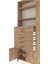 Arges Dolap 4 Raflı 4 Çekmeceli 2 Kapaklı 88X30X243 Çam-Çam 5