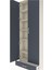 Arges Dolap 6 Raflı Tek Çekmeceli 2 Kapaklı 88X30X243 Aytaşı-Antrasit 5
