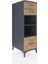 Kronos Dolap 2 Raflı 3 Çekmeceli 44X59X134 Antrasit-Çam 2