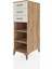 Kronos Dolap 2 Raflı 3 Çekmeceli 44X59X134 Çam-Aytaşı 3