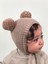 Ponponlu El Örgüsü Unisex Bebek/çocuk Bere 3
