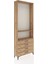 Arges Dolap 2 Raflı 4 Çekmeceli Tek Askılı 88X30X243 Çam-Çam 2