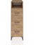 Kronos Dolap Tek Raflı 3 Çekmeceli 44X59X134 Çam-Çam 1