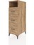 Kronos Dolap Tek Raflı 3 Çekmeceli 44X59X134 Çam-Çam 3
