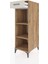 Kronos Dolap 2 Raflı Tek Çekmeceli 44X59X134 Çam-Aytaşı 4