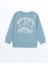 Yeni Sezon Bisiklet Yaka Baskılı Erkek Çocuk Sweatshirt 2