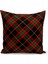 Yılbaşı Ekose Serisi Çift Tarafı Dijital Baskılı Kırlent Kılıfı (Christmas Noel Cushion Cover) 1
