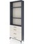 Arges Dolap 3 Raflı 4 Çekmeceli 88X30X243 Antrasit-Aytaşı 3