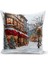 Yılbaşı Serisi Çift Tarafı Dijital Baskılı Kırlent Kılıfı (Christmas Noel Cushion Cover) 1