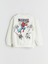 Yeni Sezon Bisiklet Yaka Spider-Man Baskılı Erkek Çocuk Sweatshirt 4
