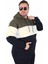 Mocgrande Büyük Beden Kapüşonlu 3ip Sweat Mg 25725 Hakı 2