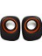 D-05A Mini 5 Watt Aux 2.0 Multimedia 1+1 USB Speaker - Hoparlör 2