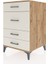 Kronos Komodin 4 Çekmeceli 60X59X96 Çam-Aytaşı 3