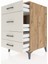Kronos Komodin 4 Çekmeceli 60X59X96 Çam-Aytaşı 5