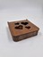 Ahşap Dekoratif Kutu 12 cm x 12 cm x 3 cm No1 1