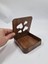 Ahşap Dekoratif Kutu 12 cm x 12 cm x 3 cm No1 6