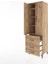 Hyperion Dolap 4 Raflı 3 Çekmeceli 2 Kapaklı 60X44X195 Çam-Çam 4