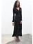 Mirca Maxi Fırfır Detaylı Örme Elbise 2798 4