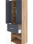 Hyperion Dolap 4 Raflı Tek Çekmeceli 2 Kapaklı 60X44X195 Çam-Antrasit 5