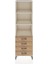 Hyperion Dolap 3 Raflı 4 Çekmeceli 60X44X195 Aytaşı-Çam 1