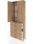 Arges Dolap 4 Raflı 5 Çekmeceli 2 Kapaklı 88X30X243 Çam-Çam 4