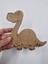 20 Adet Sevimli Dinozor Model 3 Ahşap Boyama Okul Diy Etkinlik Aktivite Sanat 15 cm x 15 cm 2