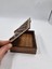 Ahşap Dekoratif Kutu Ceviz Desenli 15 cm x 10 cm x 3 cm 2