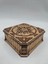 Ahşap Dekoratif Iki Çekmeceli Kutu 15 cm x 15 cm x 6 cm 1