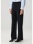 Regular Fit Lacivert Çizgili Pantolon 2