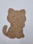 1 Adet Sevimli Papyonlu Kedi Ahşap Boyama Okul Diy Etkinlik Aktivite Sanat 15 cm x 12 cm 1